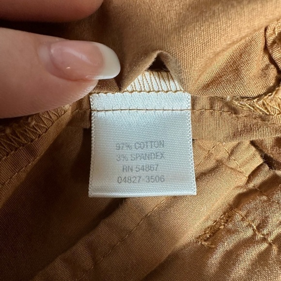 Christopher & Banks Stretch Burnt Orange Button Up Vest, Women’s Size Medium - Picture 11 of 13